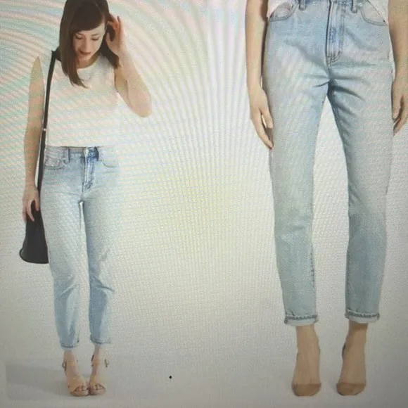 - Madewell The Perfect Summer Jeans Cropped Size 27