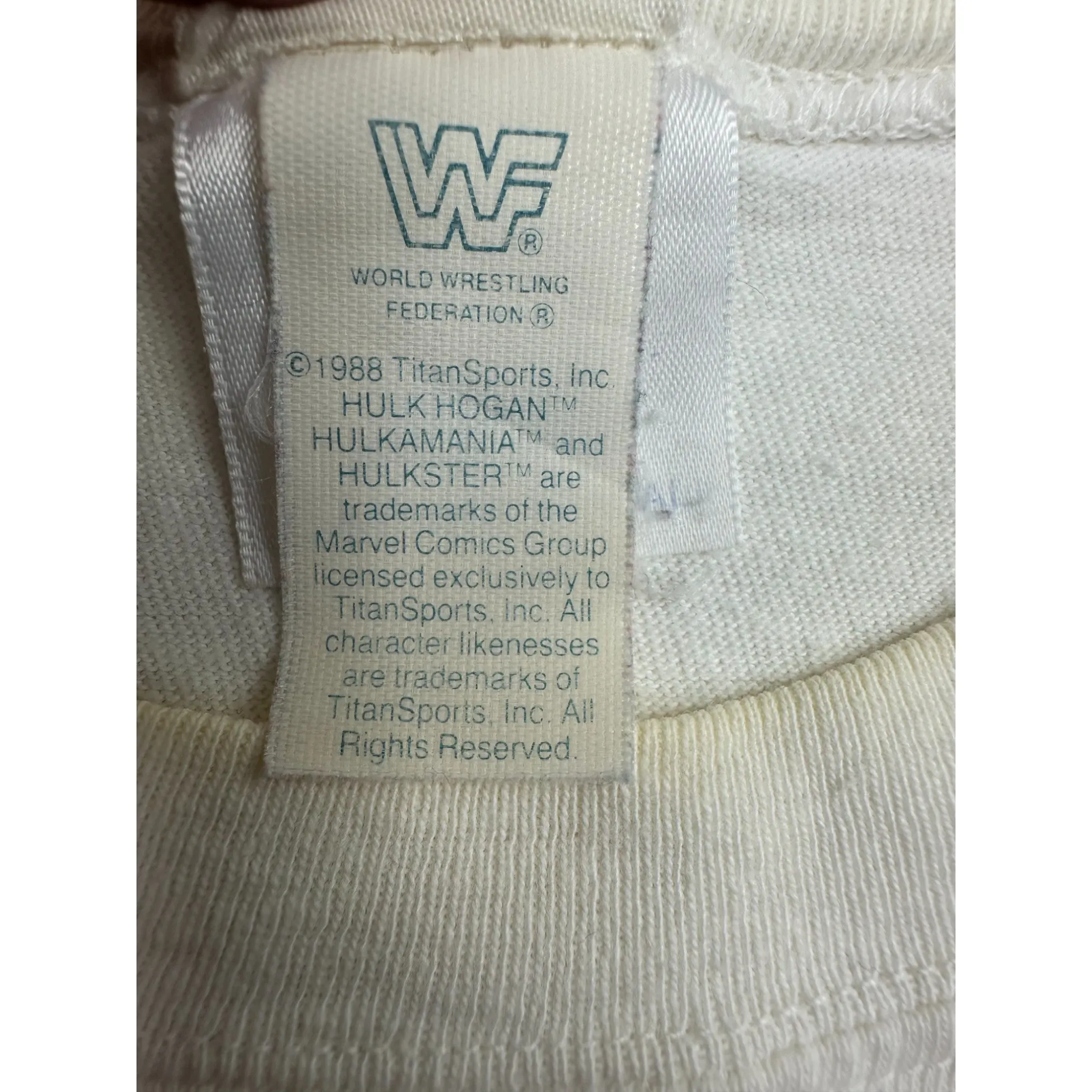 1998 WWF “HULKAMANIA BEAR” TEE - (ONE SIZE FITS ALL)