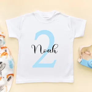 2nd Birthday Boy Personalised T Shirt