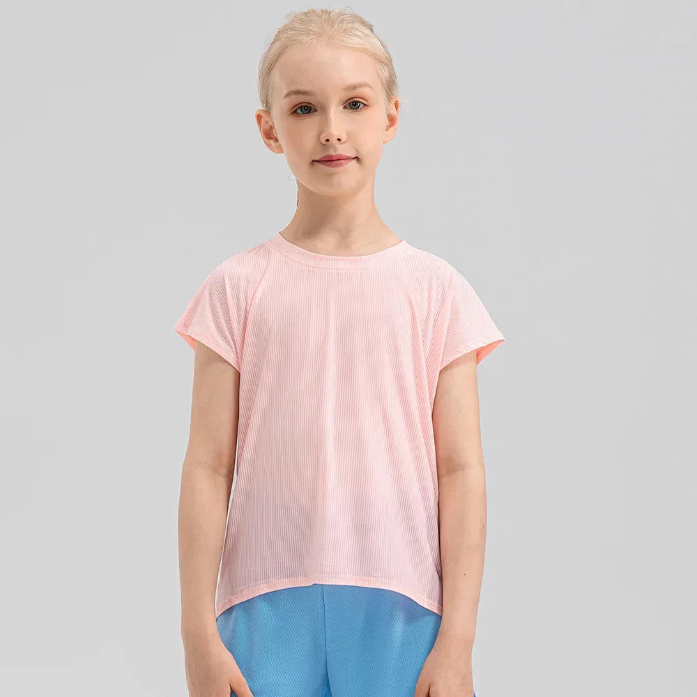 4 Colors Girls Quick Dry Breathable Stretch Shirt