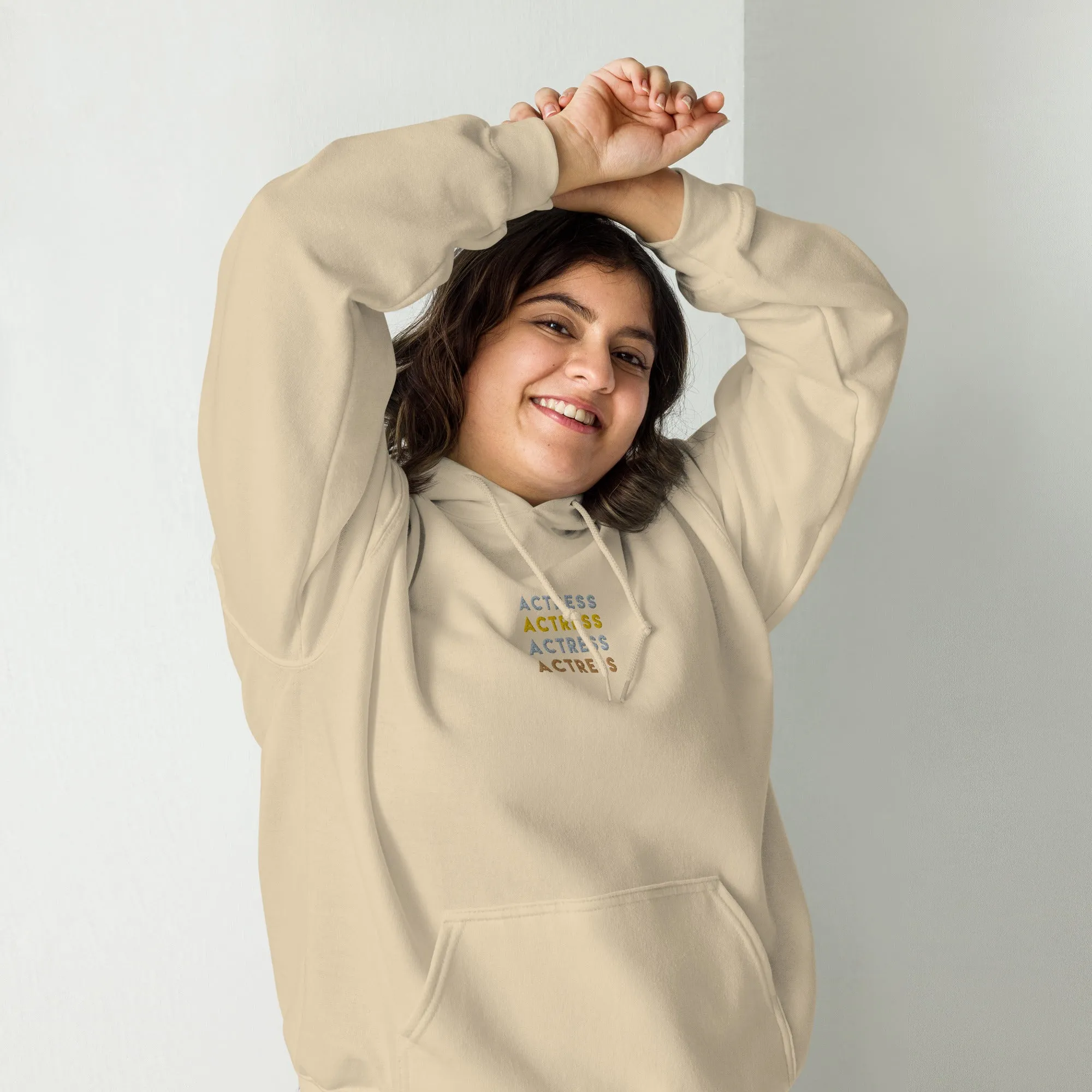 Actress x 4-  Embroidered Staple Unisex Hoodie