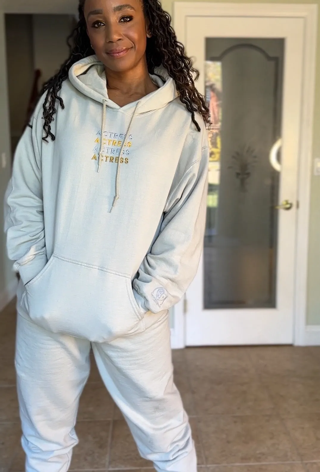 Actress x 4-  Embroidered Staple Unisex Hoodie