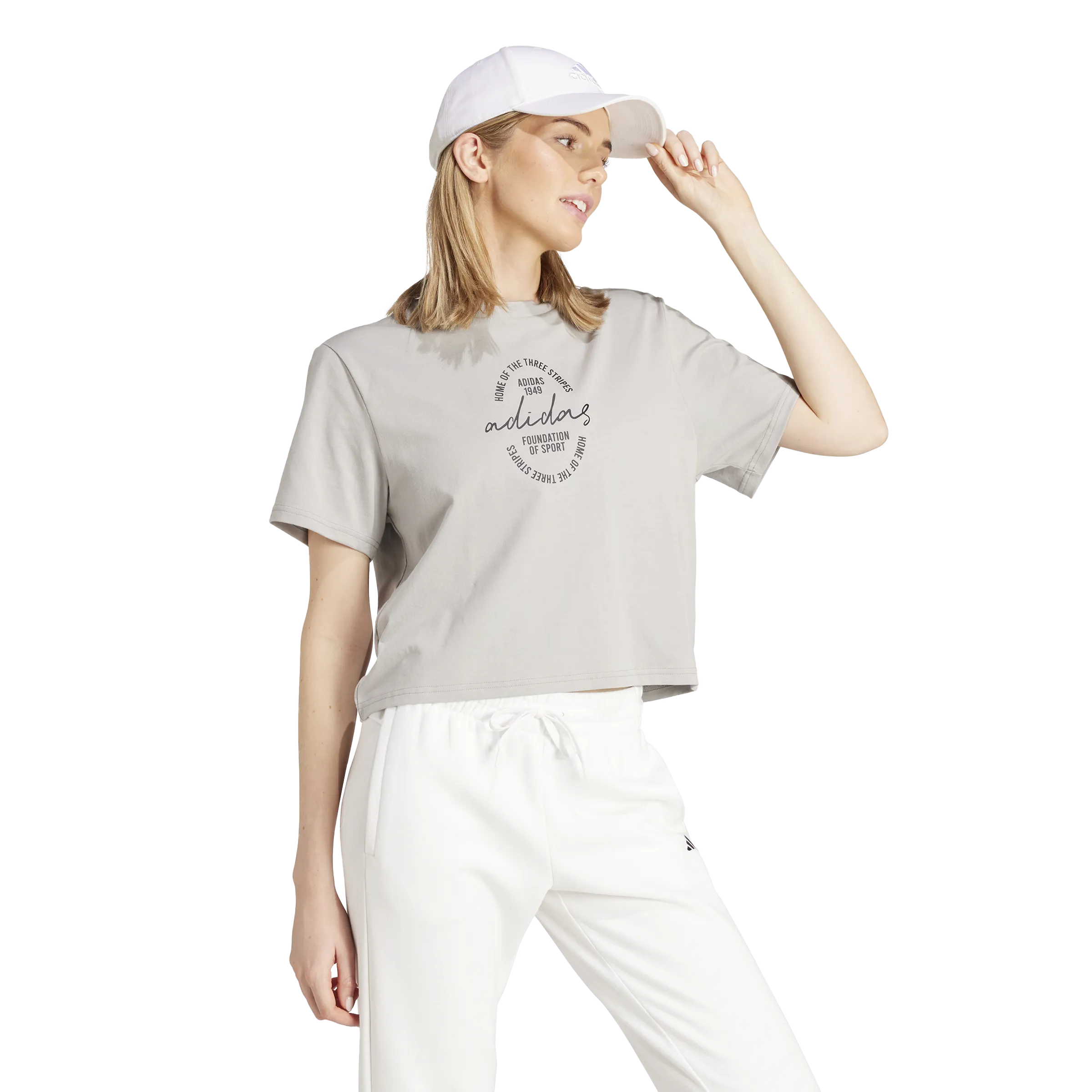 adidas Brand Love Signature Womens Graphic Tee