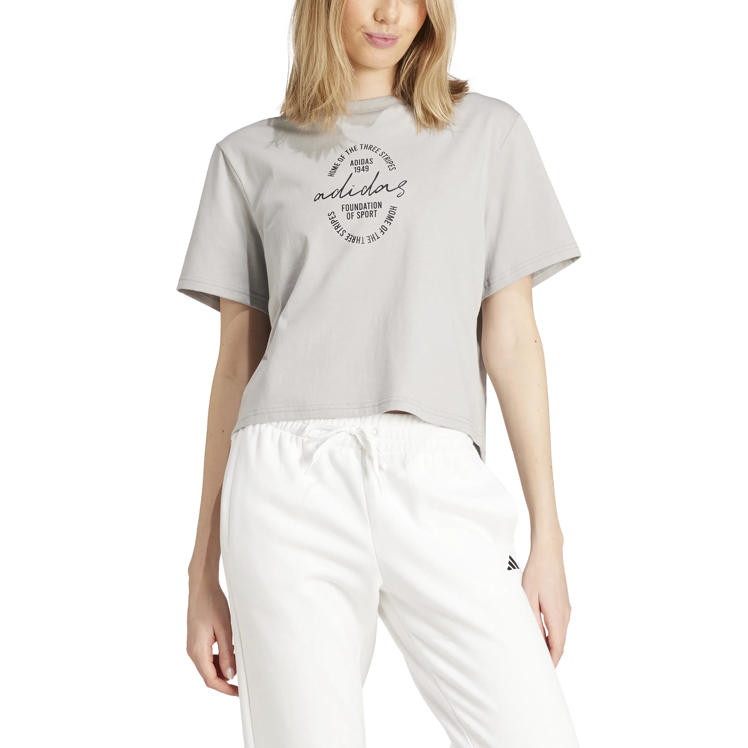 adidas Brand Love Signature Womens Graphic Tee