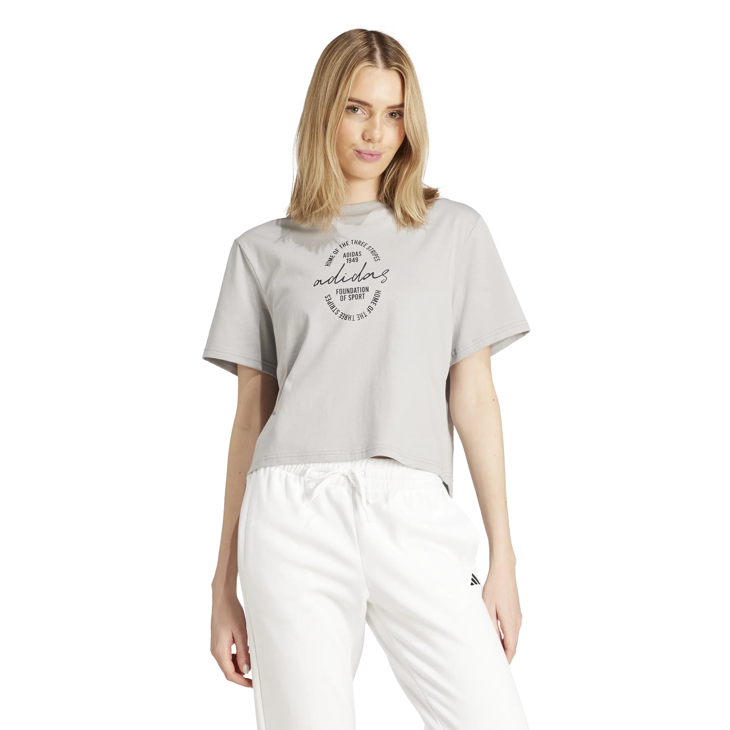 adidas Brand Love Signature Womens Graphic Tee