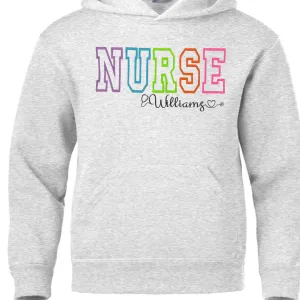 Adult Hoodie (w/ drawstrings) - Nurse
