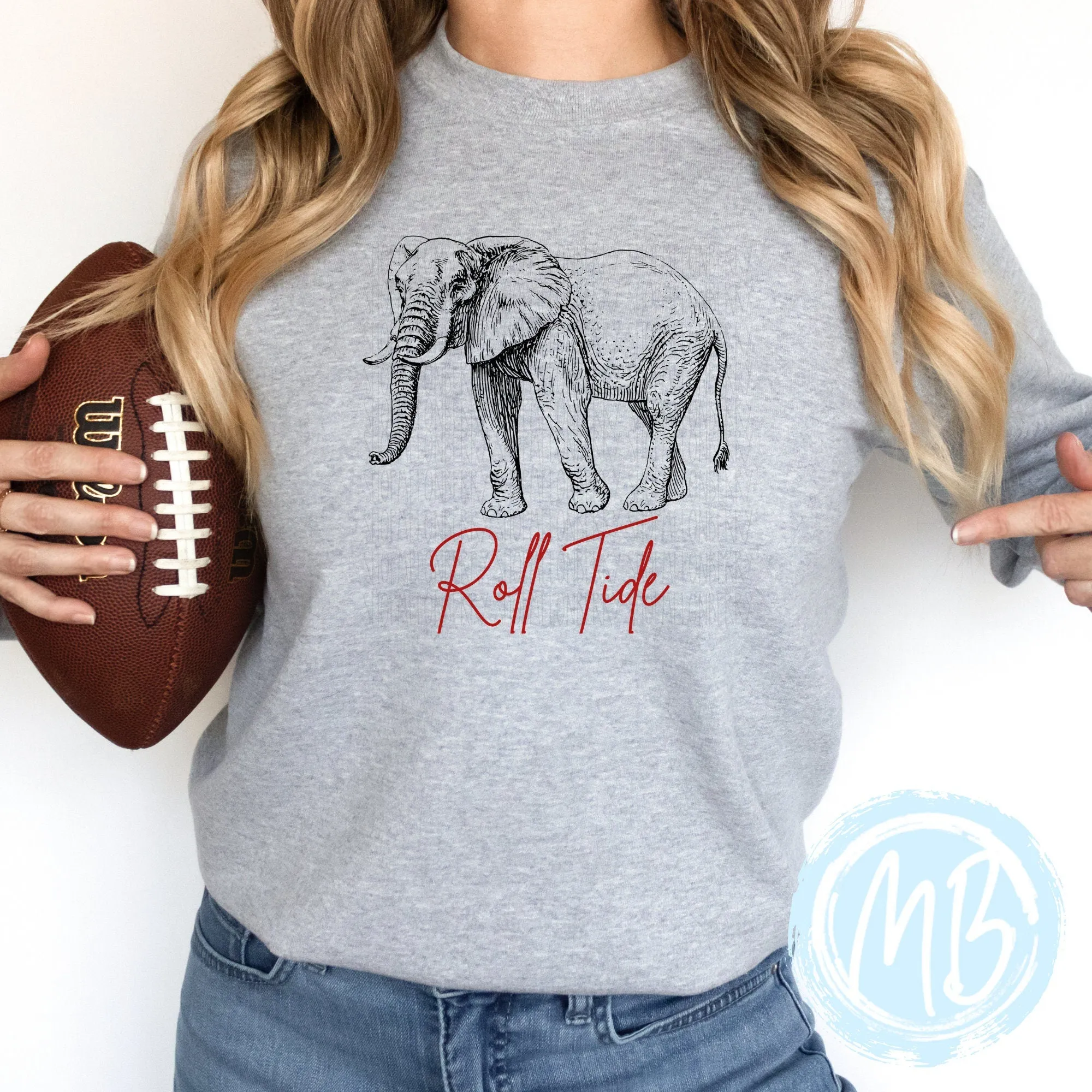 Alabama Elephant Adult Sweatshirt