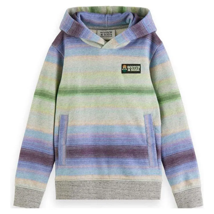 All-Over Printed Gradient Sweatshort