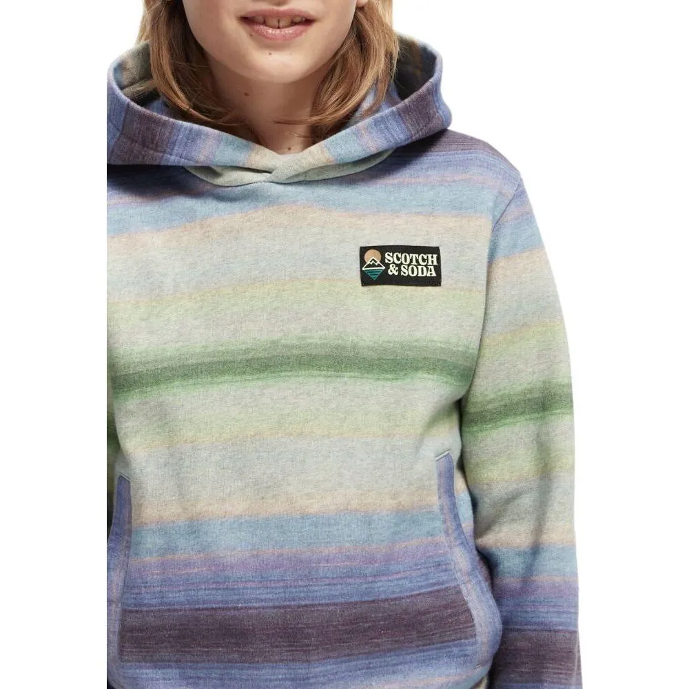 All-Over Printed Gradient Sweatshort