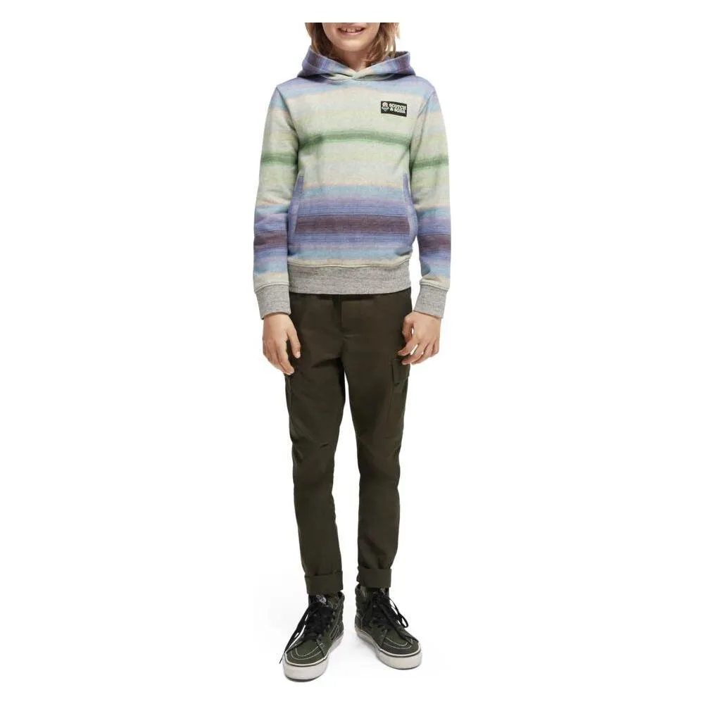 All-Over Printed Gradient Sweatshort