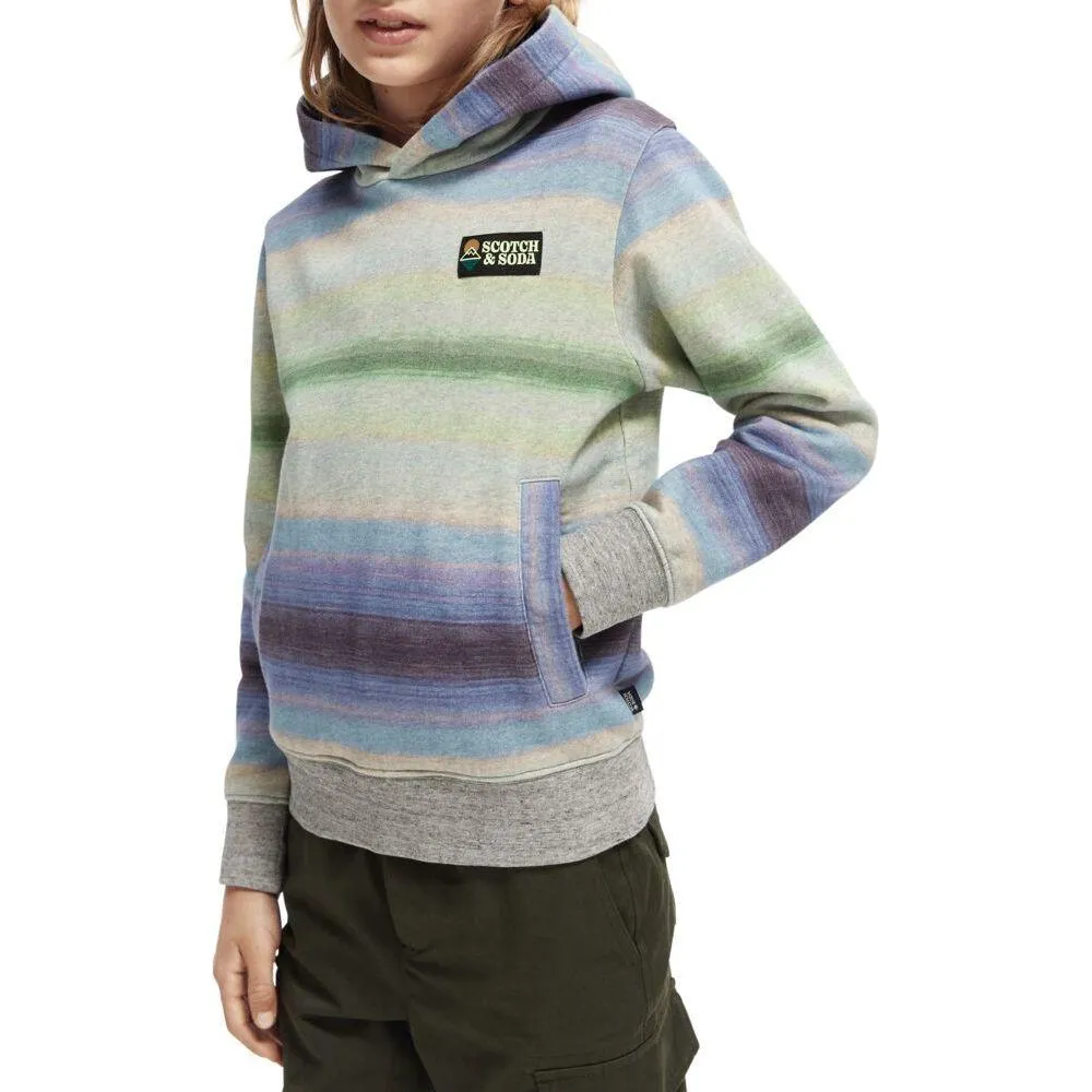 All-Over Printed Gradient Sweatshort