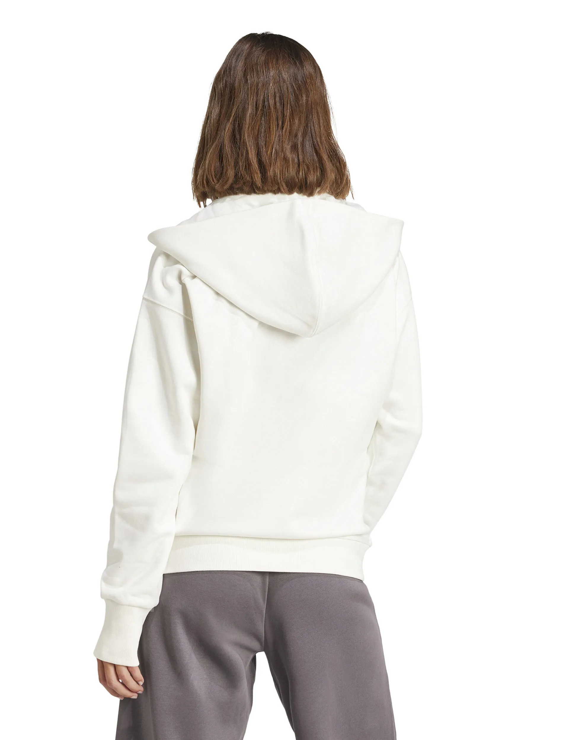 ALL SZN Fleece Full-Zip Hoodie - Off White
