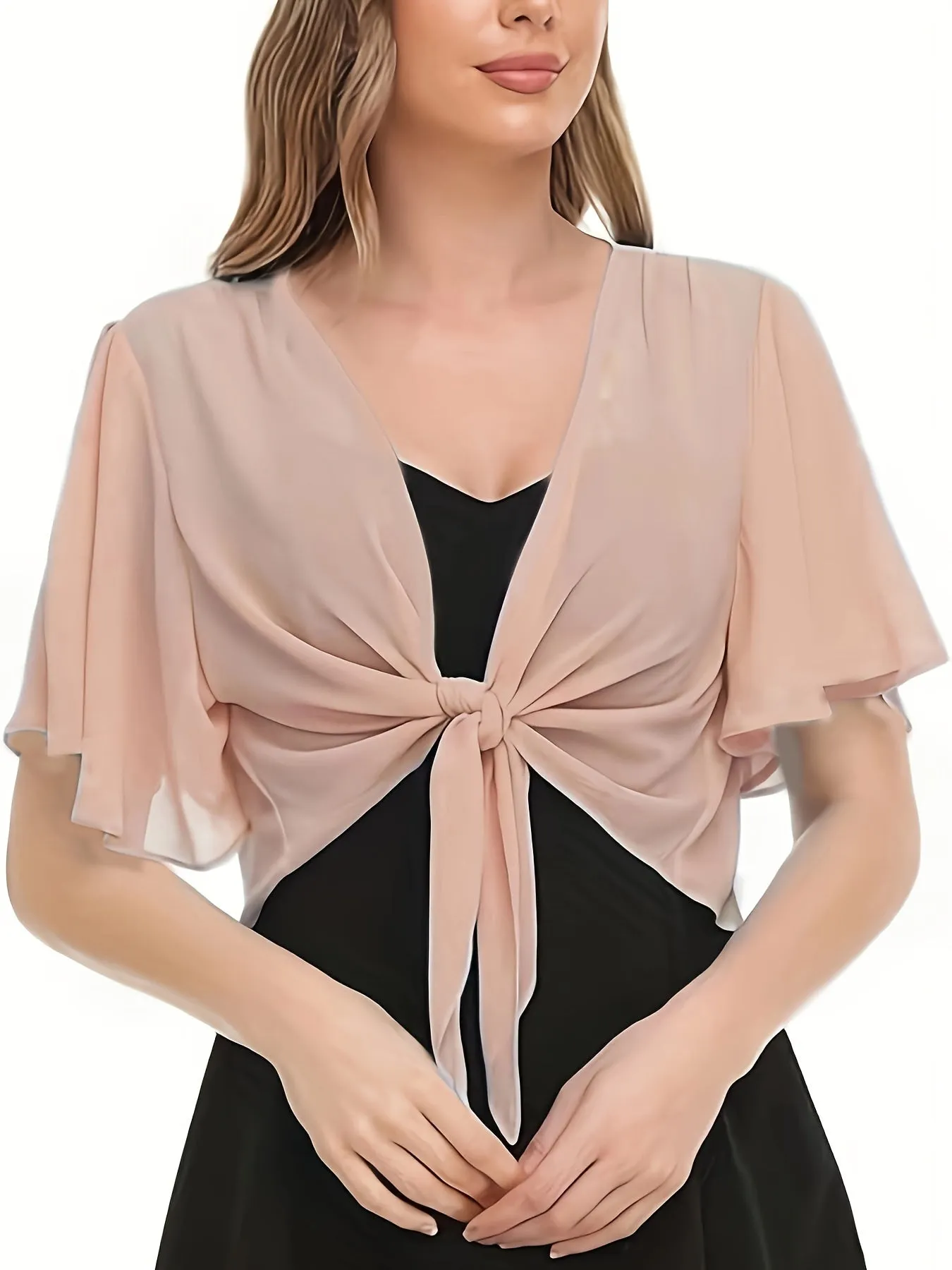 Amara – Stylish Open Front Tie Top for Women