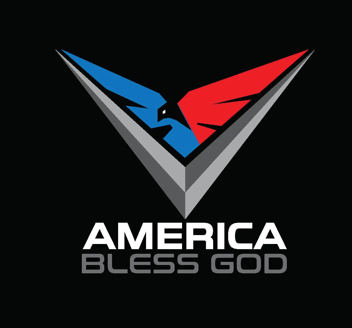 America Bless God Short Sleeve Patriotic T-Shirt