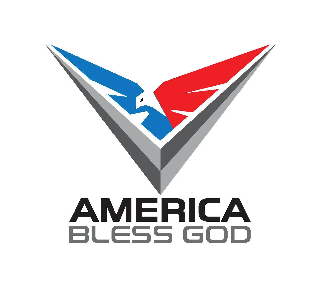 America Bless God Short Sleeve Patriotic T-Shirt