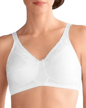 Amoena Nancy Wire-Free Bra - White