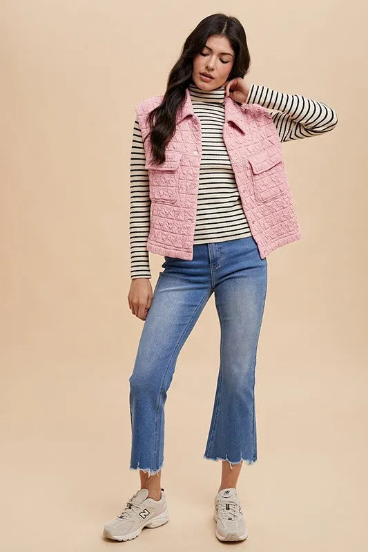 Annie Wear Women's Quilted Snap Vest Coat | Stylish and Versatile Outerwear