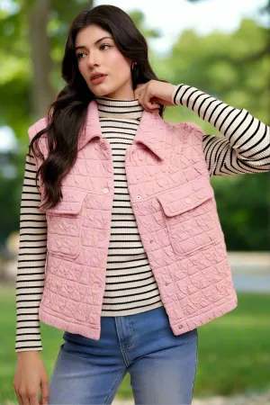 Annie Wear Women's Quilted Snap Vest Coat | Stylish and Versatile Outerwear