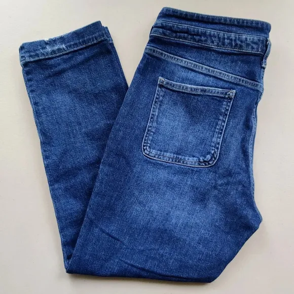 ANTHROPOLOGIE Pilcro and the Letterpress High Rise Slim Blue Jeans 31