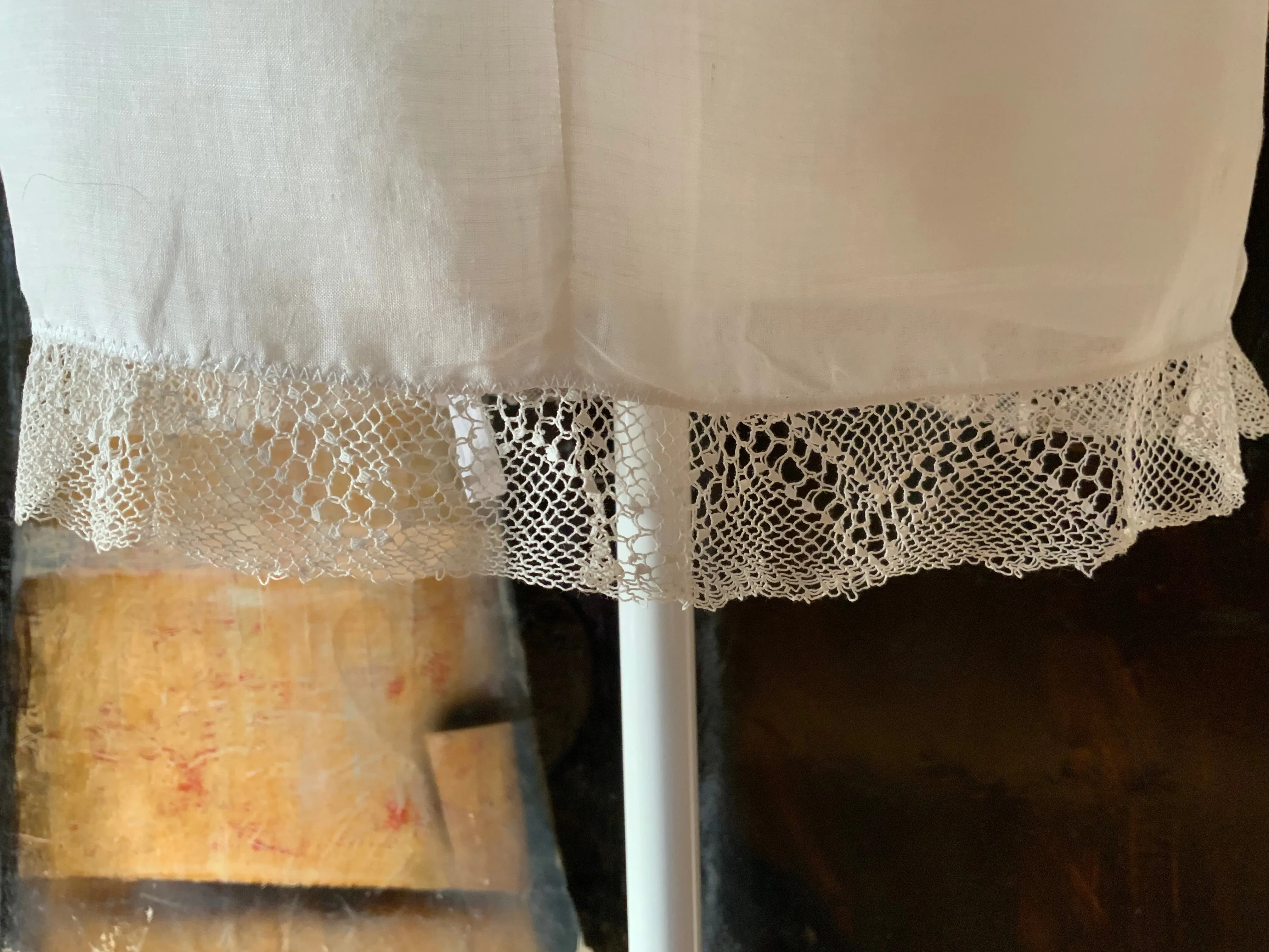 Antique Blouse with Light. Blue Embroidery - 1920 - 20A