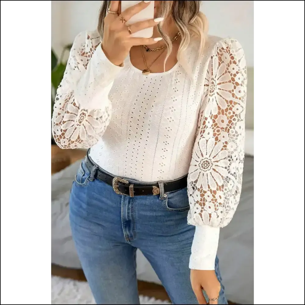 Apricot Floral Guipure Lace: Finally, a Top that Fits my Huge Personality! 😂