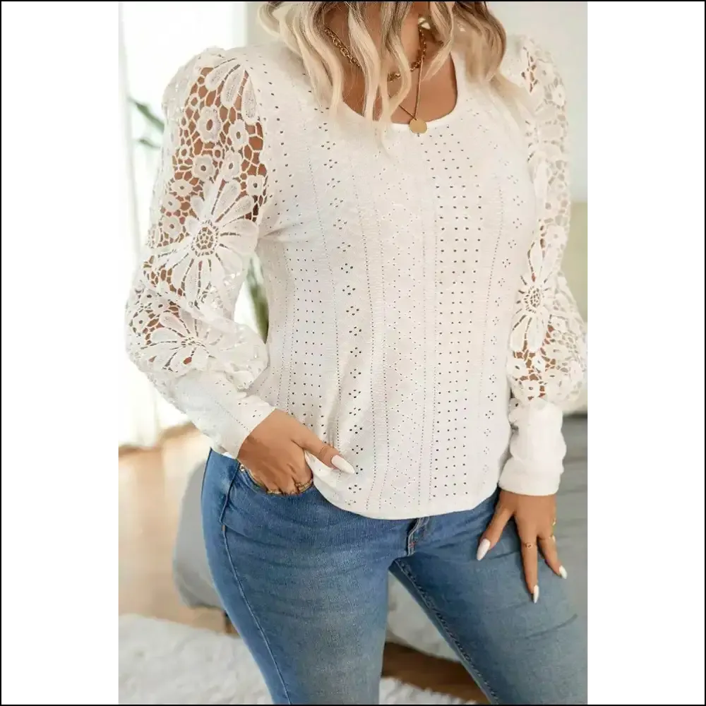 Apricot Floral Guipure Lace: Finally, a Top that Fits my Huge Personality! 😂