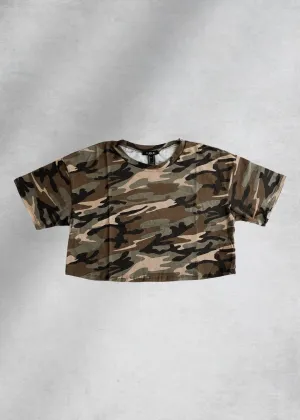 Audrey Crop Top - Army