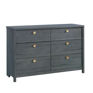 Ayva 6 Drawer 50.95" W Double Dresser Sand & Stable™ Color: Denim Oak