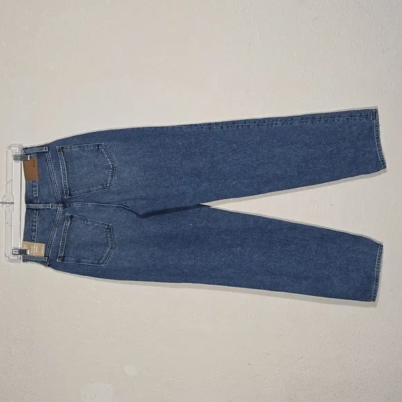 Baggy Straight Jeans in Dark Worn