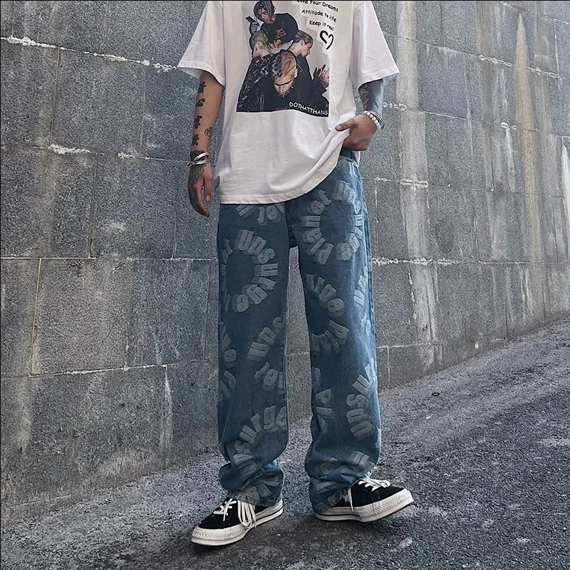 Basic Loose Cross Jeans