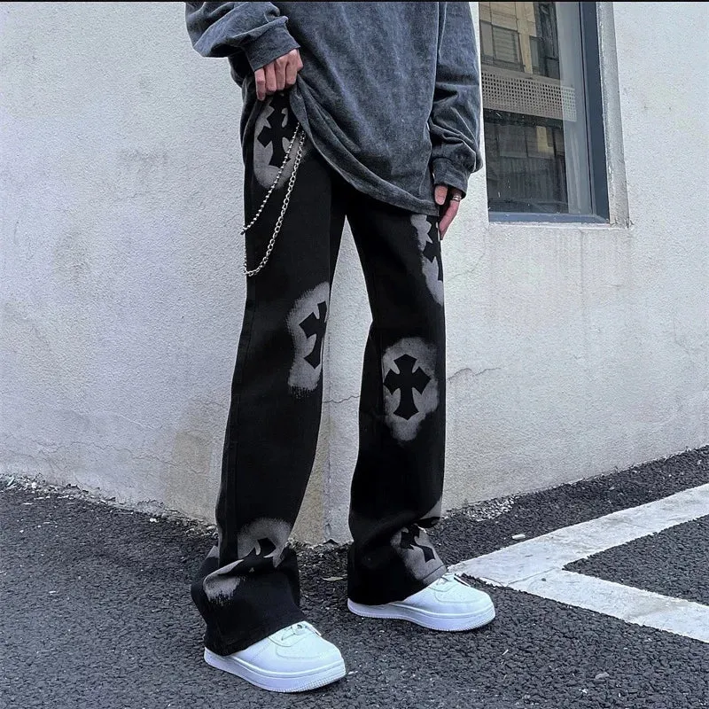 Basic Loose Cross Jeans