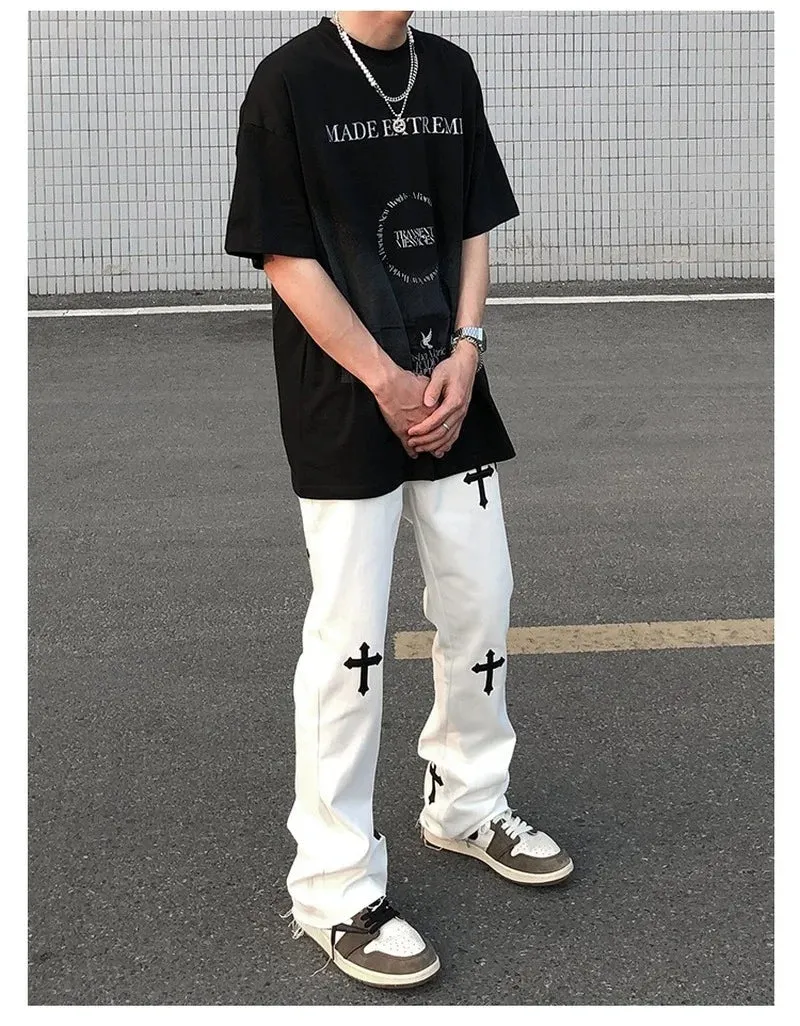 Basic Loose Cross Jeans