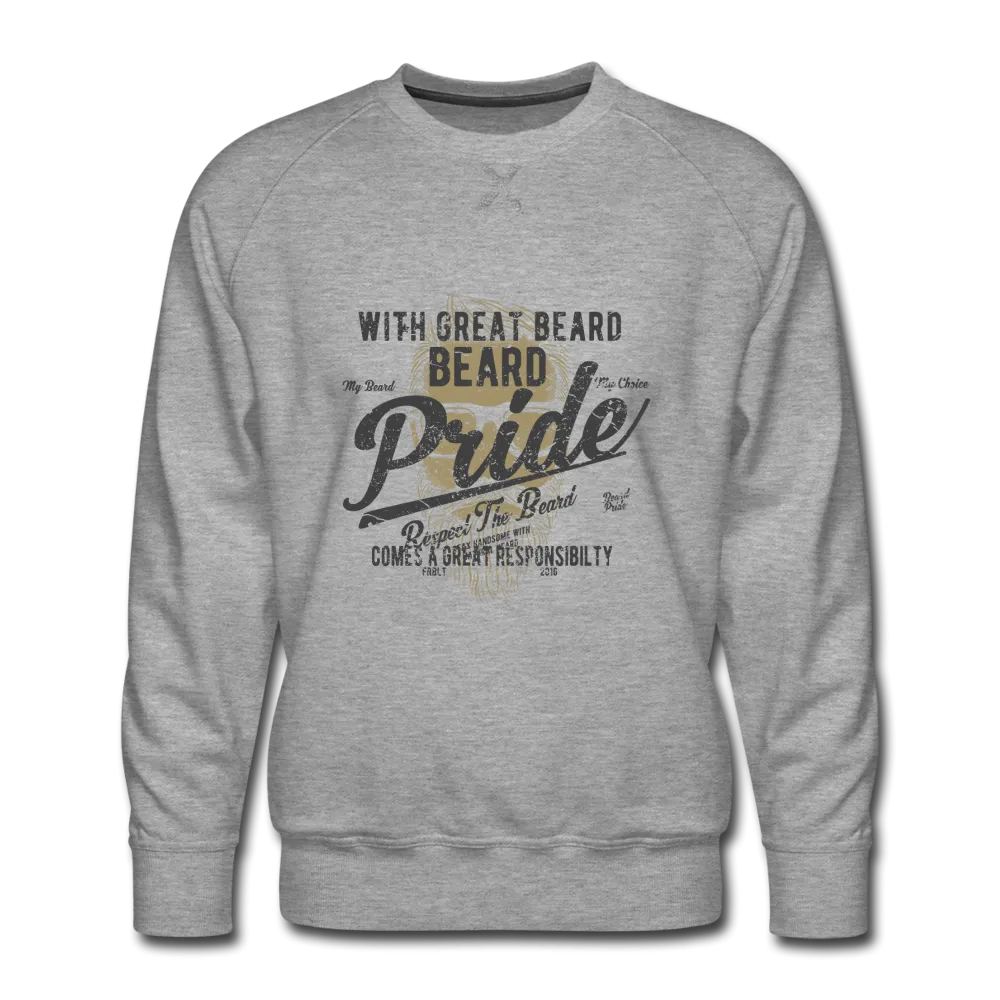 Beard Pride Men's Premium Sweatshirt
