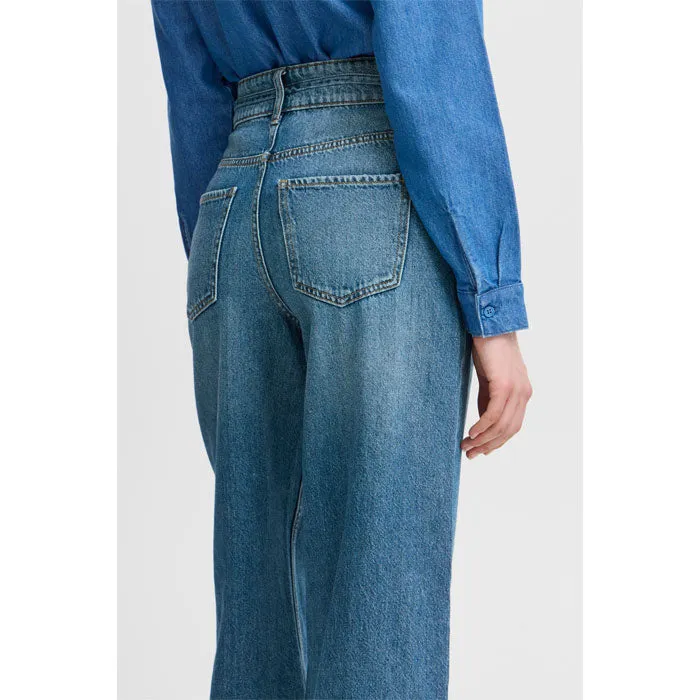 Belt-Jeans «Kimu» in blau von b.young
