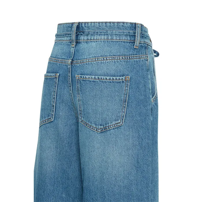Belt-Jeans «Kimu» in blau von b.young