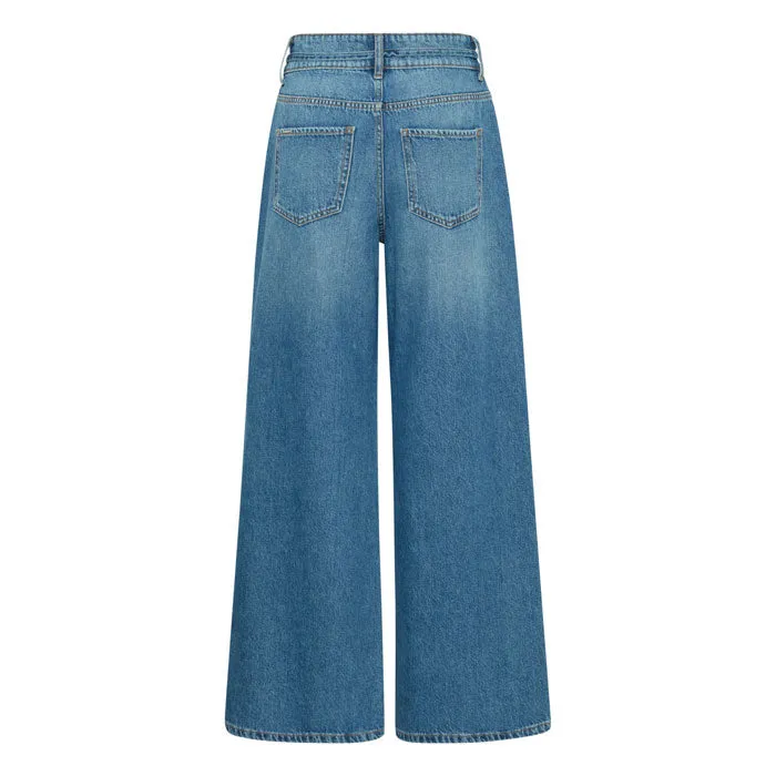 Belt-Jeans «Kimu» in blau von b.young