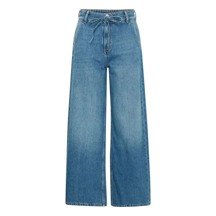 Belt-Jeans «Kimu» in blau von b.young
