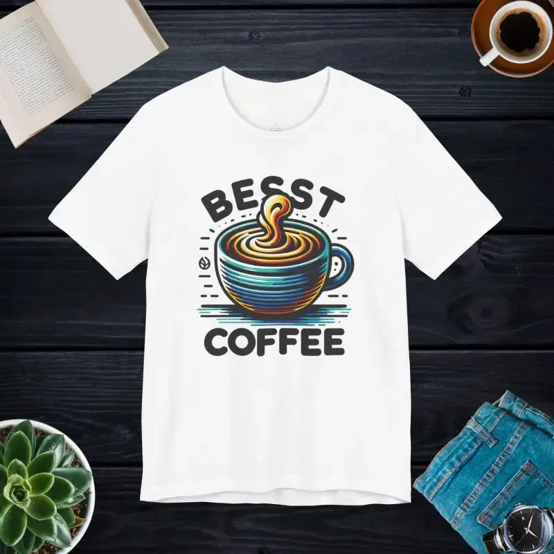 Best Coffee Short Sleeves Cotton Tee for Cozy Comfort