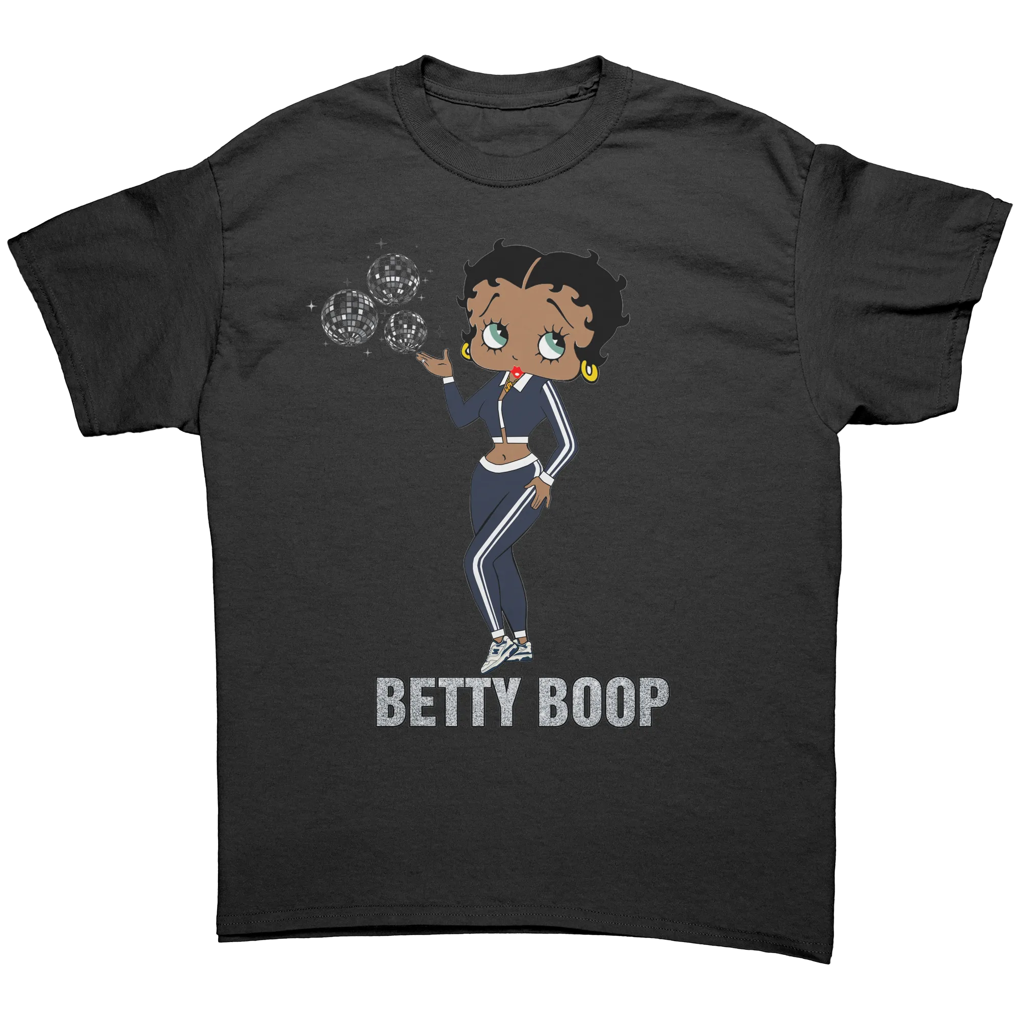 Betty Boop Shirt, Betty Boop Graphic Shirt Gifts for Her, Black Women T-Shirt, Black Pride Tee, Birthday Gifts, Black Girl Womens Streetwear