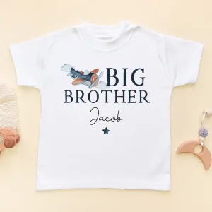 Big Brother Airplane Personalised Toddler & Kids T Shirt