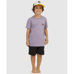Billabong Vintage Diamond Boys Tee - Haze Purple