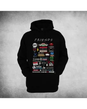Black Friend Hoodie for womens