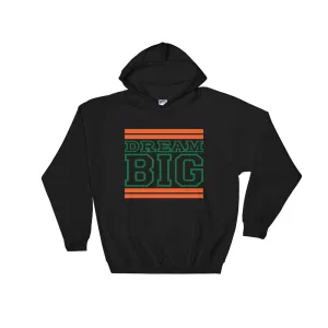 Black Orange and Green Hooded Sweatshirt