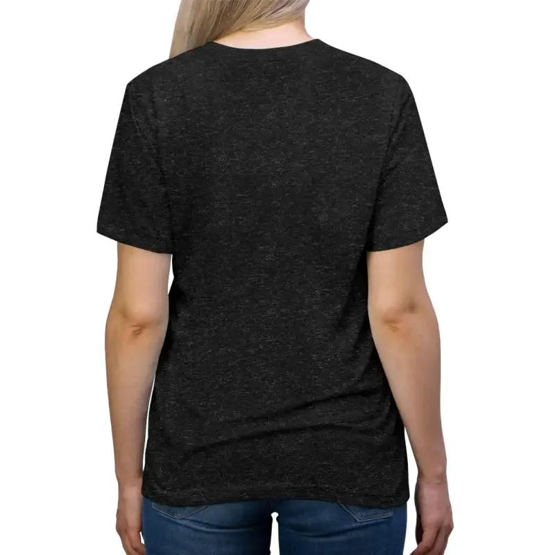 Blast off in Cozy Triblend Tee with American Flag Flair