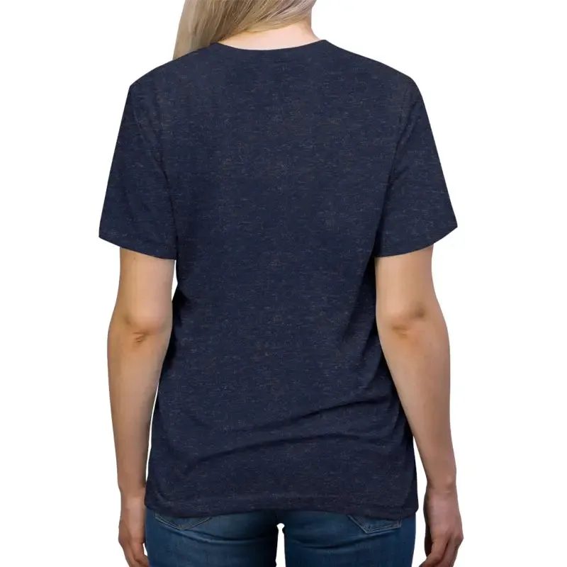Blast off in Cozy Triblend Tee with American Flag Flair