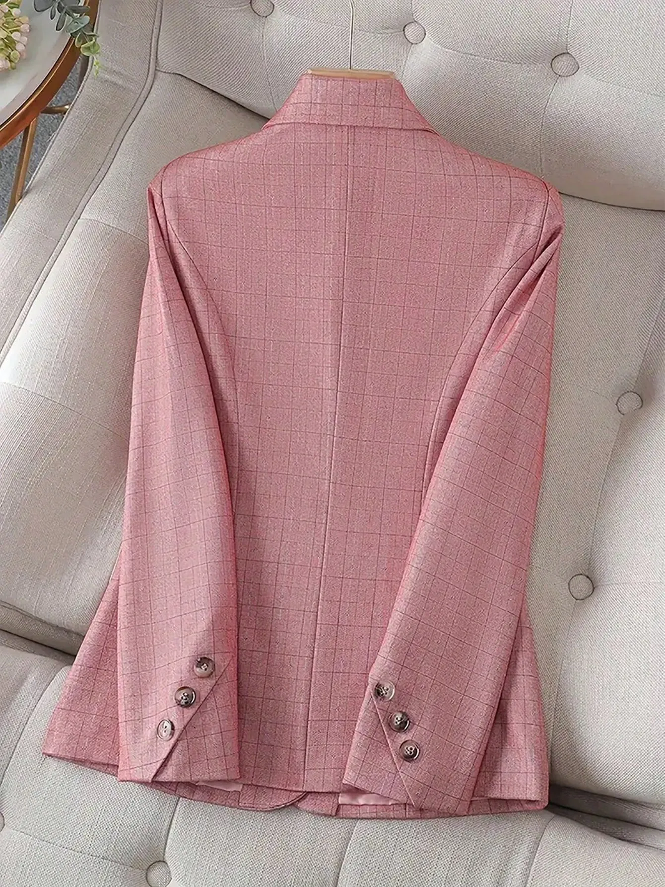 Blazer HOMEYEE de estilo vintage para oficina en
