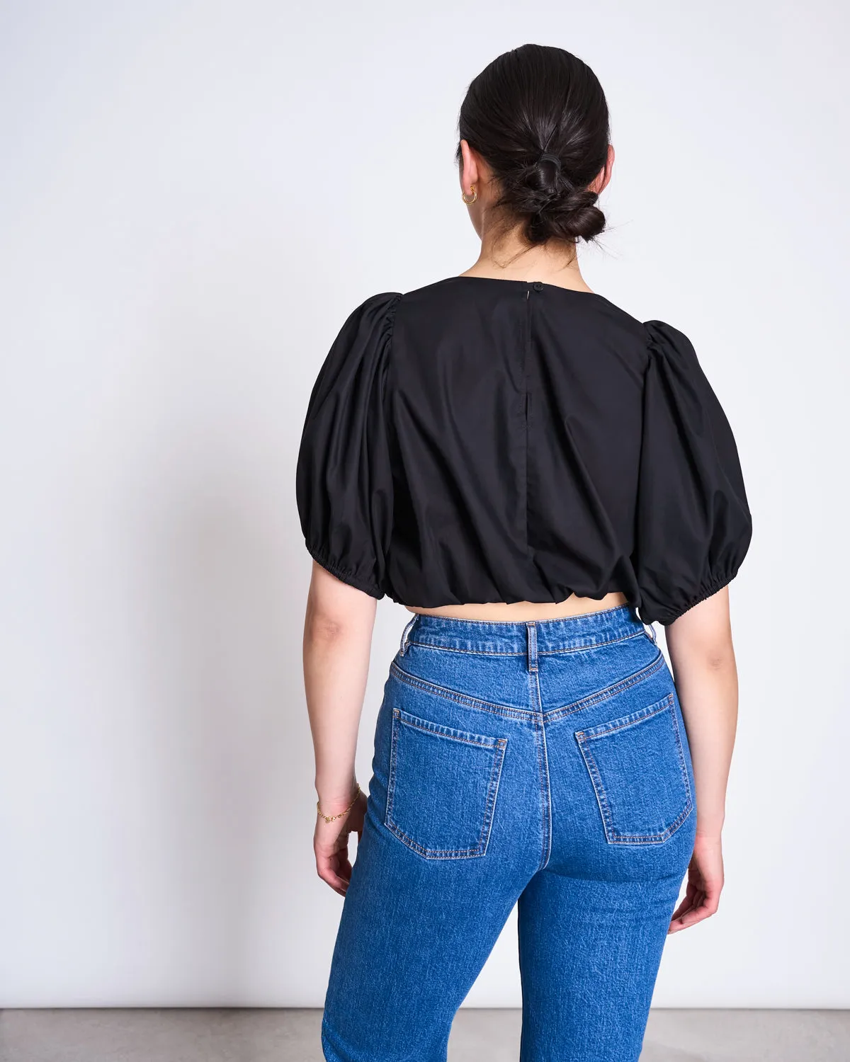 BLOUSE LAIDE BLACK
