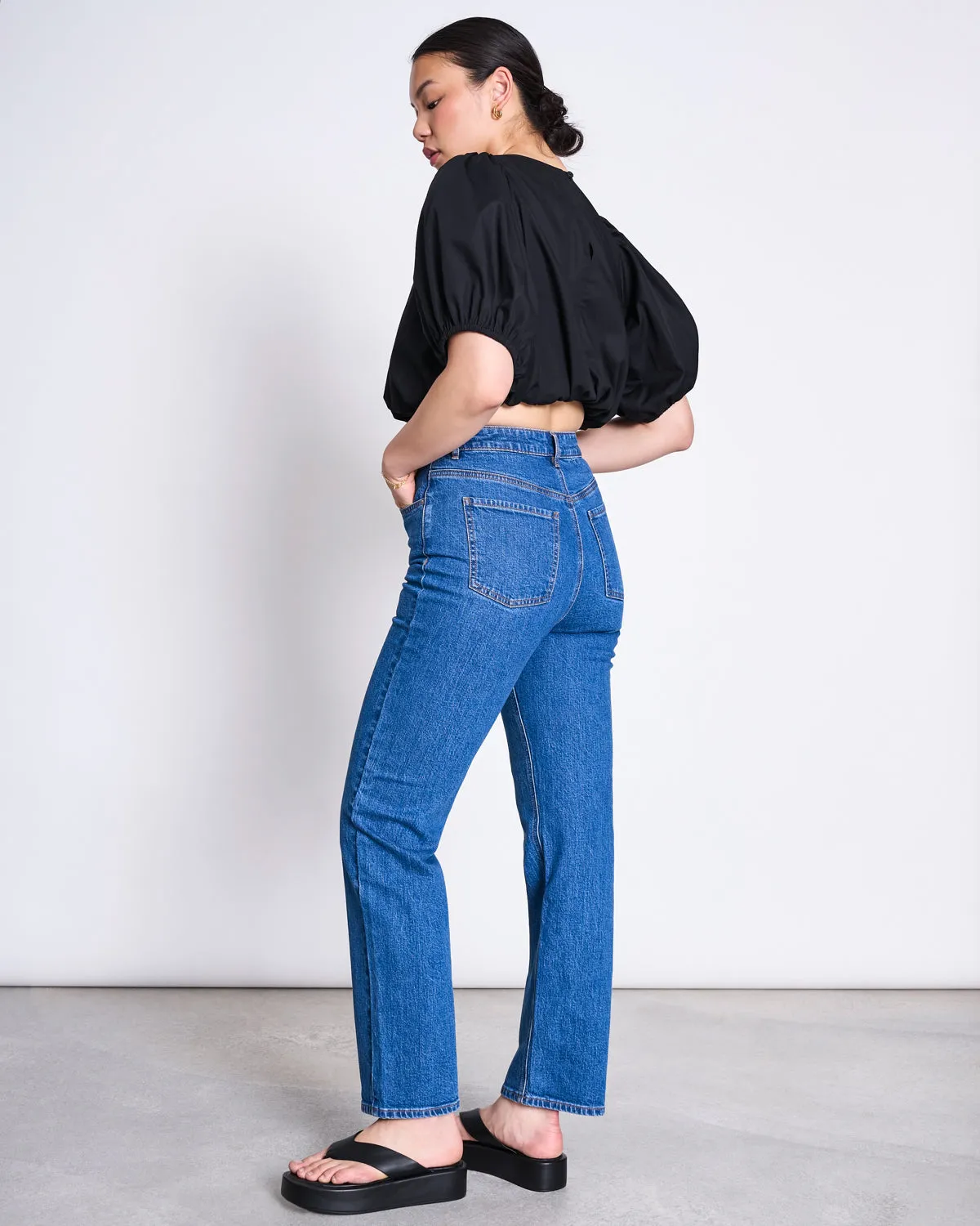 BLOUSE LAIDE BLACK
