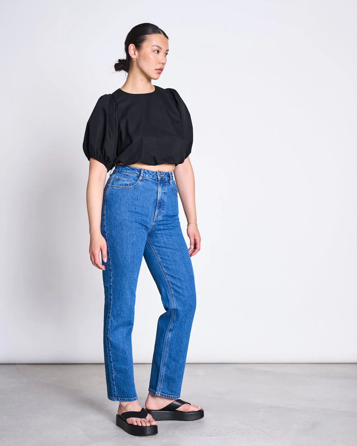 BLOUSE LAIDE BLACK