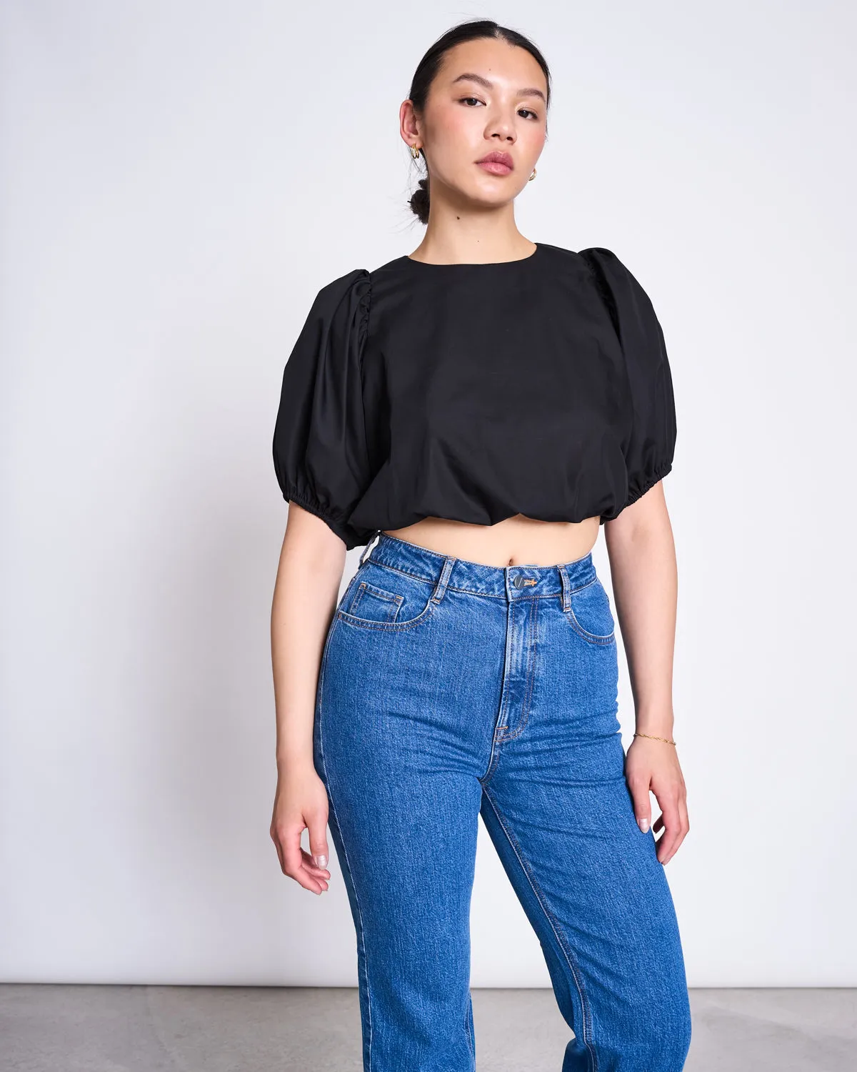 BLOUSE LAIDE BLACK